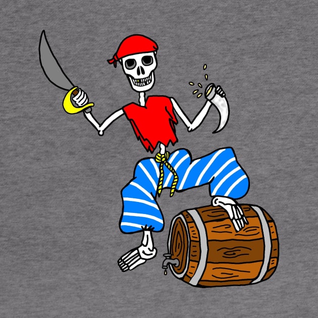 Pirate Skeleton by imphavok